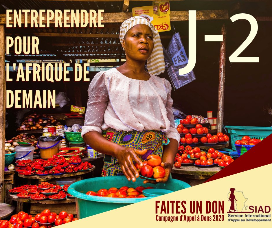 Notre campagne d'appel à dons se termine vendredi ! Nos objectifs pour 2021 sont ambitieux et votre contribution est précieuse pour continuer d'accompagner l'entrepreneuriat à impact, moteur du développement durable en Afrique ! ➡ Pour faire un don : helloasso.com/.../soutenez-l…...