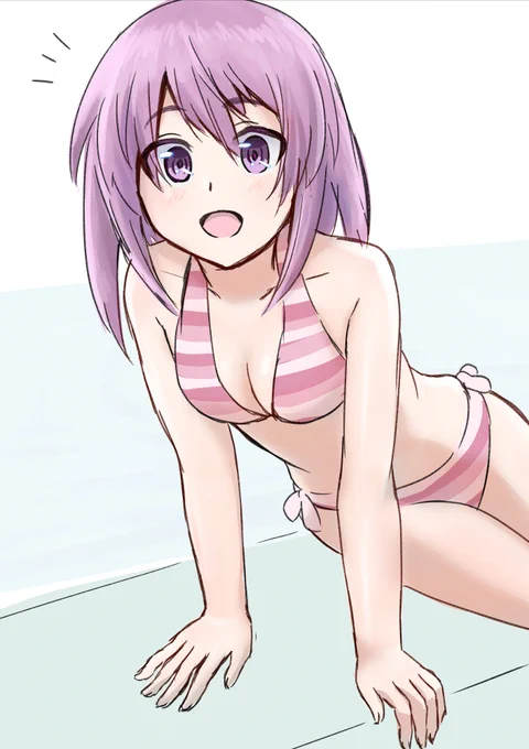 水着の練習 