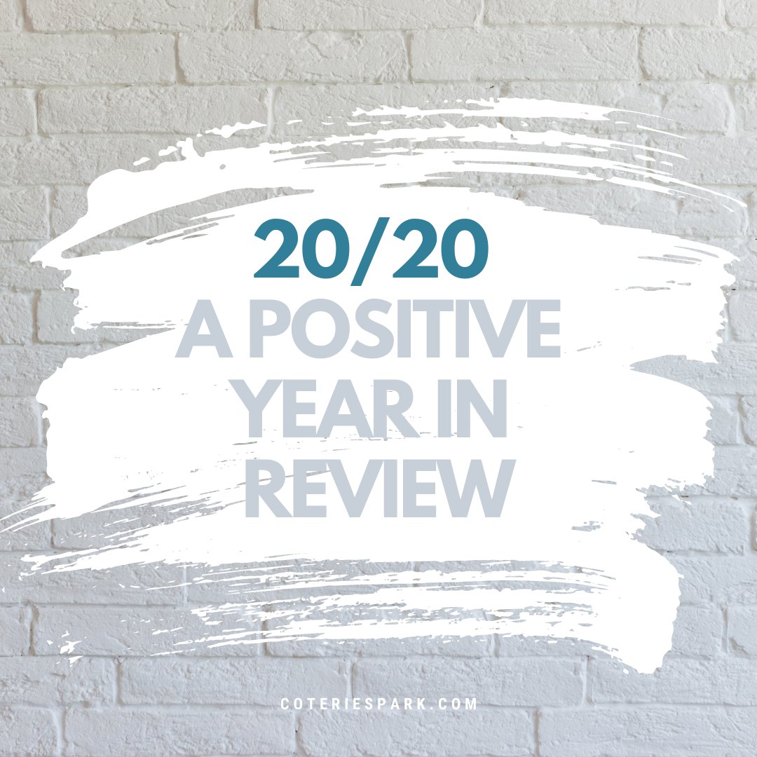 While many are quick to dismiss 2020 as a total dumpster fire, we wanted to take a moment to reflect on five positives from last year. Find out what ignited us on our blog at coteriespark.com/20-20-a-positi…. ✨

#events #eventplanning #eventmanagement