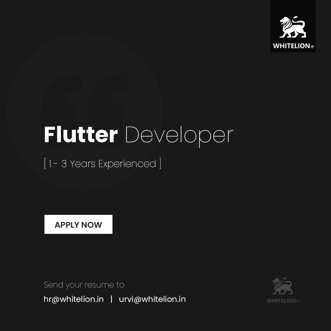 Whitelion_IT's tweet photo. Do you believe you can make the difference?
Come build the future with us!

#flutter #WebDeveloper #reactjs #Nodejs #ReactNative #express #mernstack #FrontEndDeveloper #BackEndDeveloper https://t.co/QMpKCjAzpY