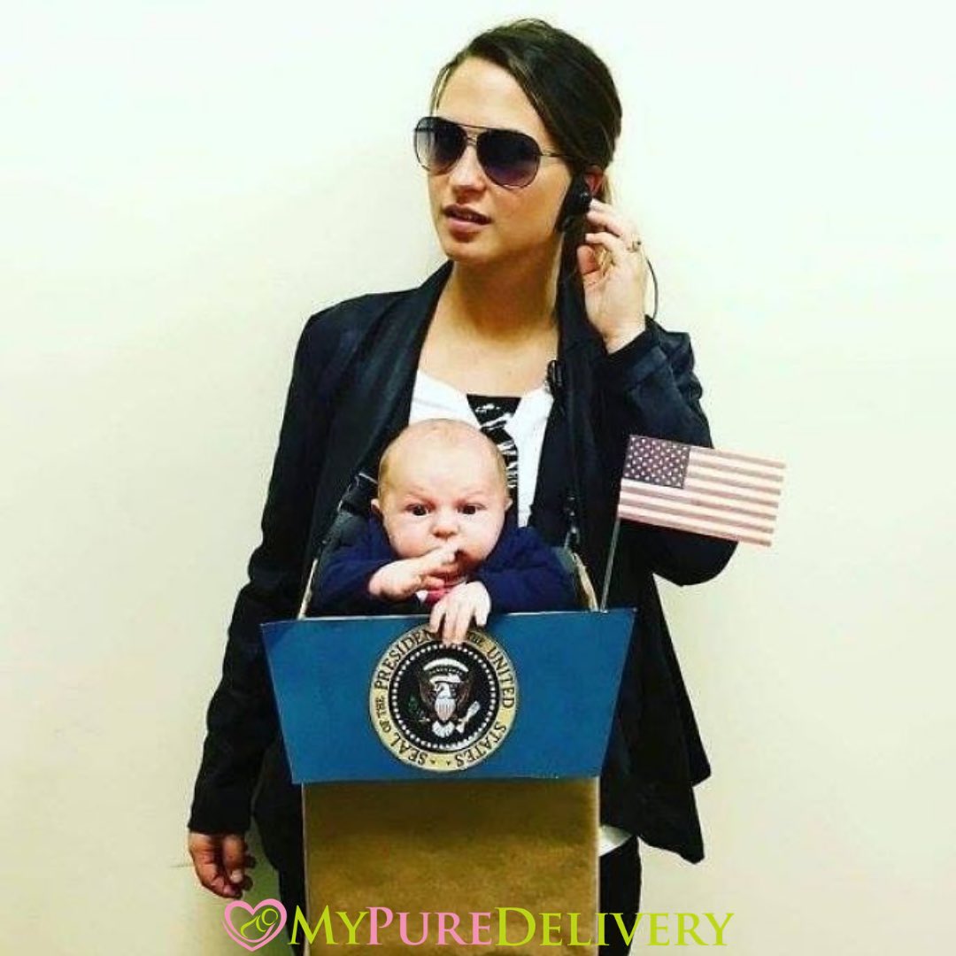 MyPureDelivery's tweet photo. Mommy and baby team getting ready to be President One Day! 

#Baby #presidentbaby #tuesdaymotivations #breastfeeding #BreastfeedingMom https://t.co/SyHY9HPXea