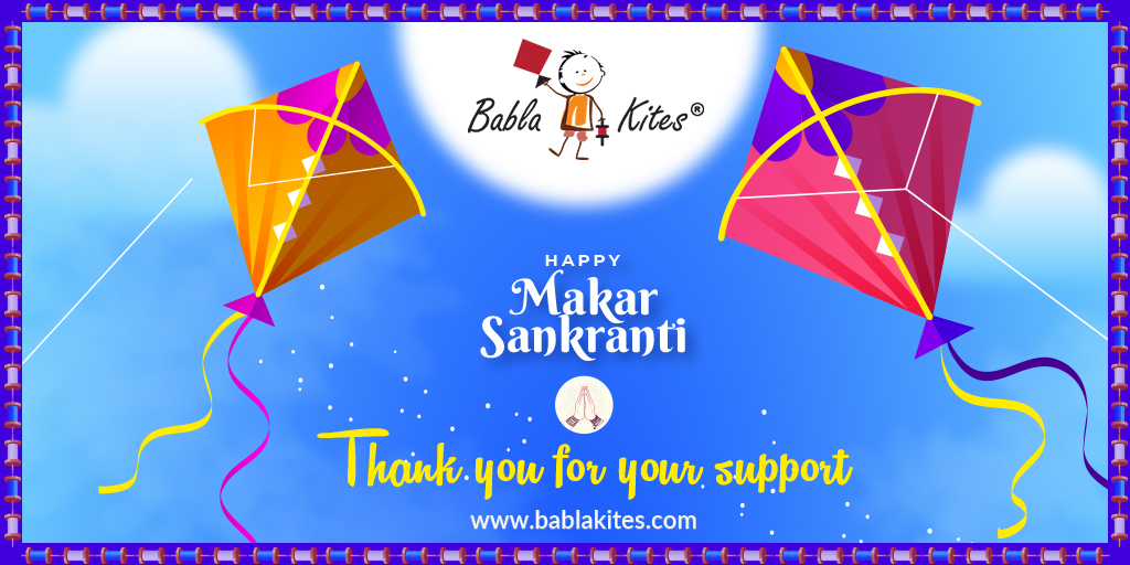 bablakites's tweet photo. 🪁🧵Happy Makar Sankranti! 🧵🪁

This Makar Sankranti, the sun rises the hope, kites fly in the sky with vigor, and crops are ready to be harvested all signifying hope, joy, and abundance. 

#bablakites #buykitesonline #kitefestival #MakarSankranti2021 #uttrayan https://t.co/s1RZRdaRu5