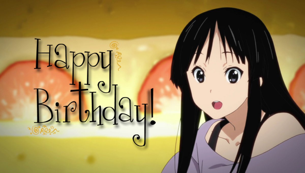 本日1月15日は秋山澪さんのお誕生日です