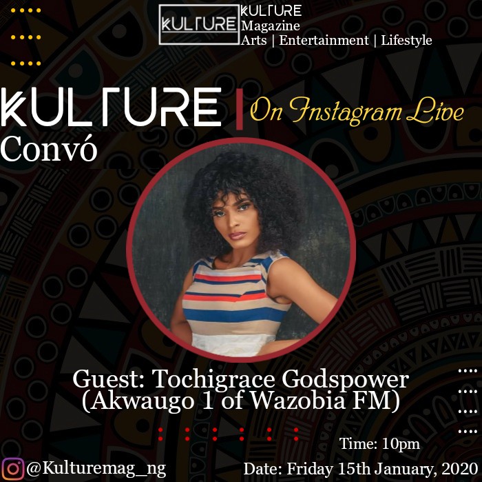 LadyAkwaugo1's tweet photo. You Know I have a Sound Mind. I will be discussing Media Role in Promoting Arts, Talents, Entertainment &amp; Culture. This Friday 15th Jan, 2021, #10pm #Instagram_Live 
Kindly Follow on Instagram @kulturemag_ng &amp; Me @tochi_wazobia

#Turn_on_Notification ❤️🥰😘

#FirstLady_Akwaugo1 https://t.co/RrqrDWBmZe