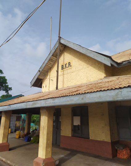 The well-preserved 1901 station building built for the Baro-Kano railway in Minna, Niger State.