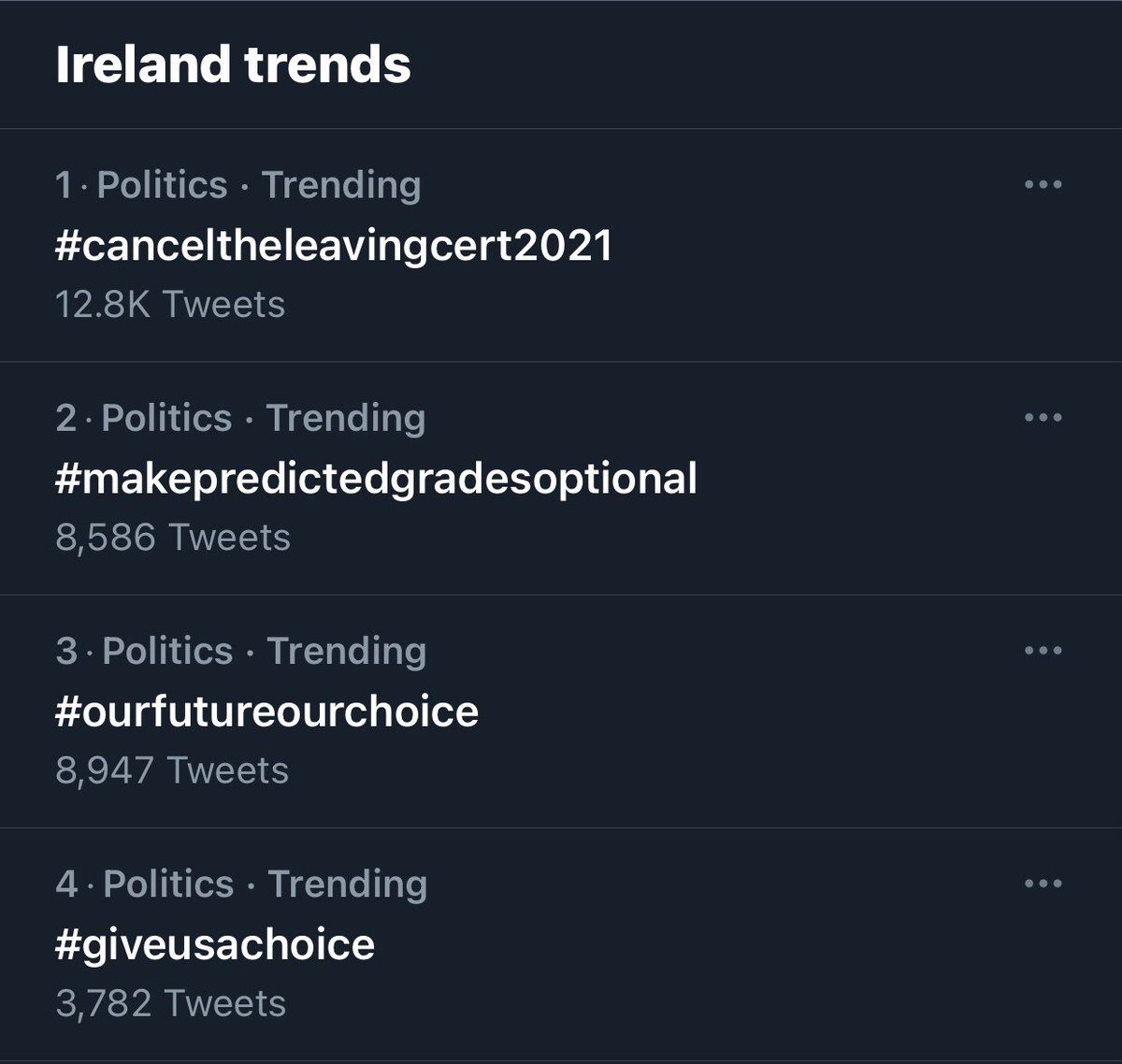 Magnus2203's tweet photo. #canceltheleavingcert2021 #makepredictedgradesoptional #ourfutureourchoice #giveusachoice https://t.co/1CR5ZYbid2