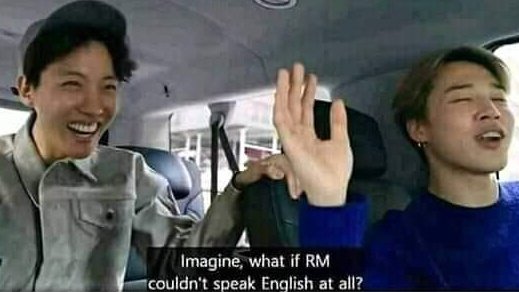 ttetefms's tweet photo. when hoseok and jimin was talking about namjoon, thinking what if he couldn't speak english— 😭😭😭😭 https://t.co/vsFK9vomV4
