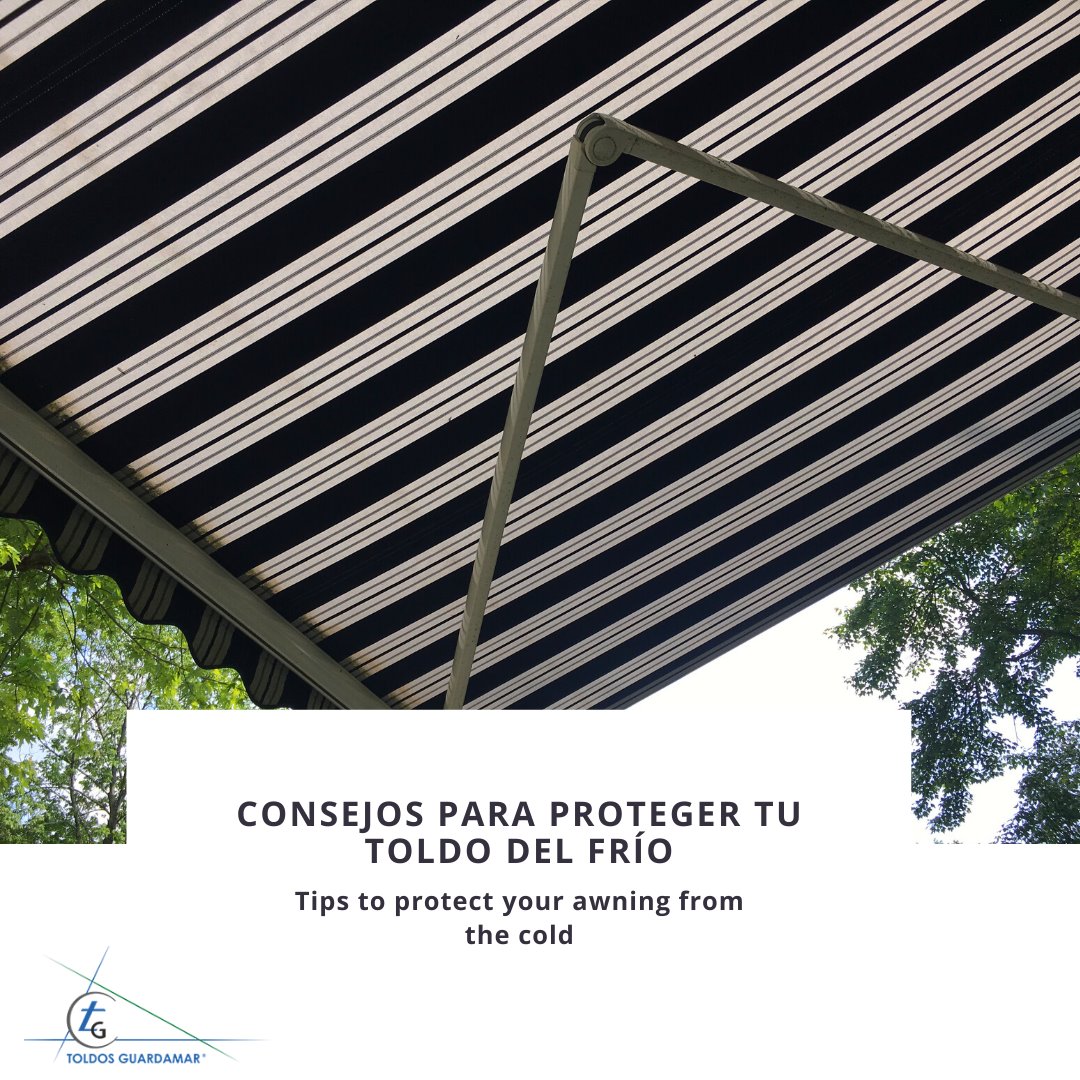 Toldosguardamar's tweet photo. La humedad y el frío pueden ser factores que afecten directamente al deterioro de su toldo Queremos contarles una serie de consejos para proteger su toldo durante los días más fríos del año.

🔹 Evite la humedad, instale protecciones, retire el hielo y mantenga su toldo limpio. https://t.co/xd5GvRHSk1