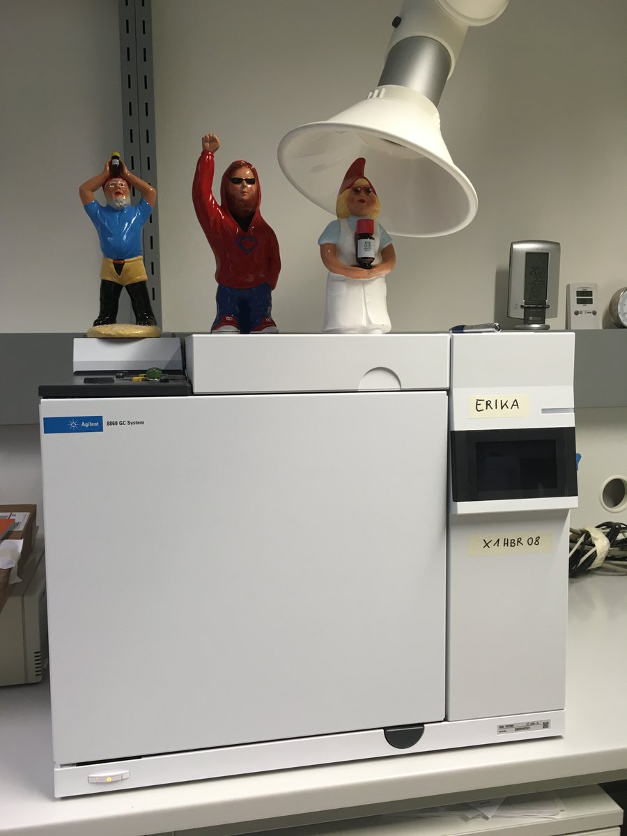 AT_Bioresources's tweet photo. Huch - we've got some new #labmembers, kindly provided by @chemoLine. They already assisted us preparing plates and starting the GC. Quite a dwarfish #labsupport here (so far without any practical jokes). https://t.co/DIItAoxxCY