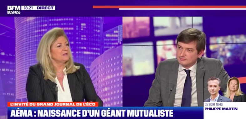 Aema_Groupe's tweet photo. Retrouvez l'intervention du Directeur Général d'@Aema_Groupe, @adrien_couret, qui était hier l'invité d'@hchevrillon sur @BFMBusiness dans le Grand Journal de l'éco pour parler du lancement d'#AémaGroupe. 

▶️ https://t.co/abqnh1kMMd (10 premières minutes) https://t.co/uHInjZdcMc