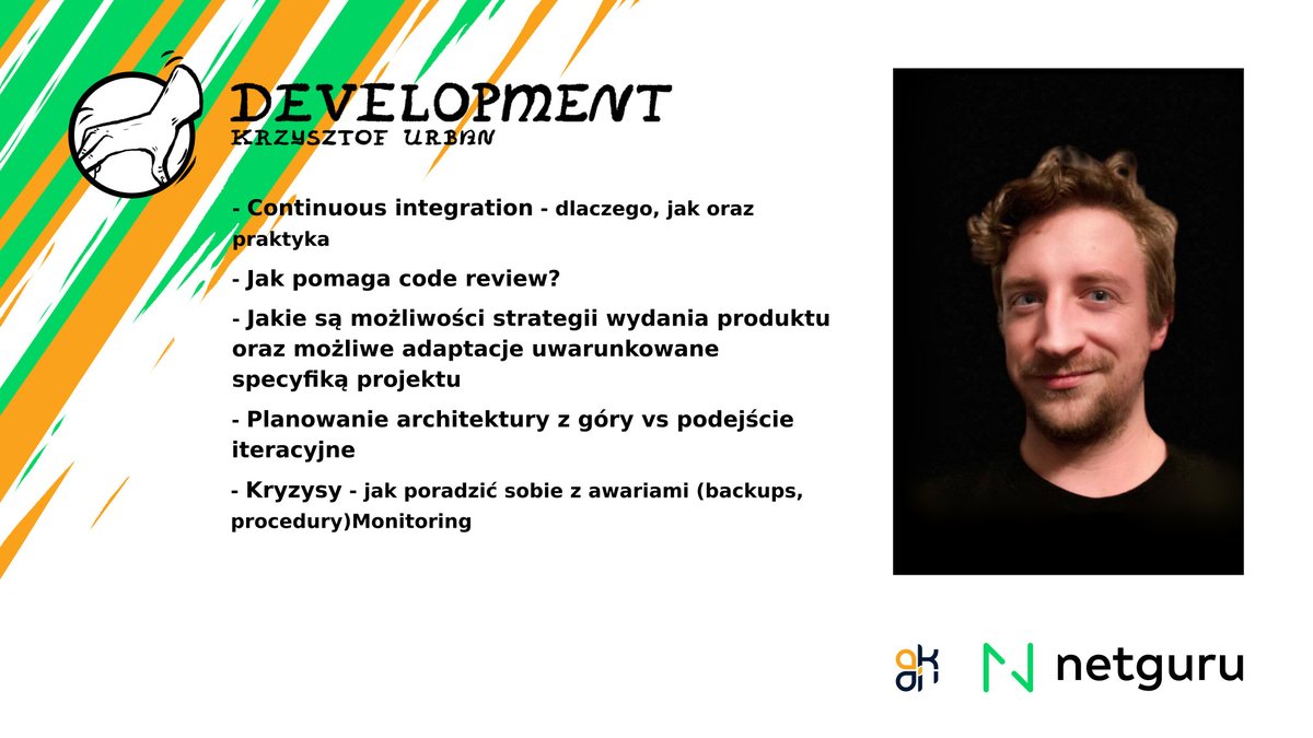 akai_pp's tweet image. Sesja już za progiem, a my wciąż działamy działają 🤯

Zapraszamy wszystkich na 2. wykład z cyklu &quot;Blaski i cienie pracy projektowej&quot; organizowany w @netguru . Tym razem będziecie mieli możliwość zapoznać się z tematyką developmentu ❗

Szczegóły poniżej facebook.com/events/8500732…