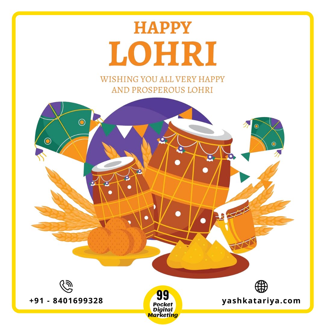 99pocketdigital's tweet photo. Wish that the warmth🔥 of Bonfire, the Sweetness of Gud and Rewari on Lohri remain with you forever. 
#HappyLohri to all !! 
.
.
.
#Lohri #India #HappyLohri #Lohri2021 #DigitalMarketing #GraphicDesign #SocialSamosa #Marketingmind #SocialMediaMarketing #Agency #SMMAgency https://t.co/D61JPRV3tI