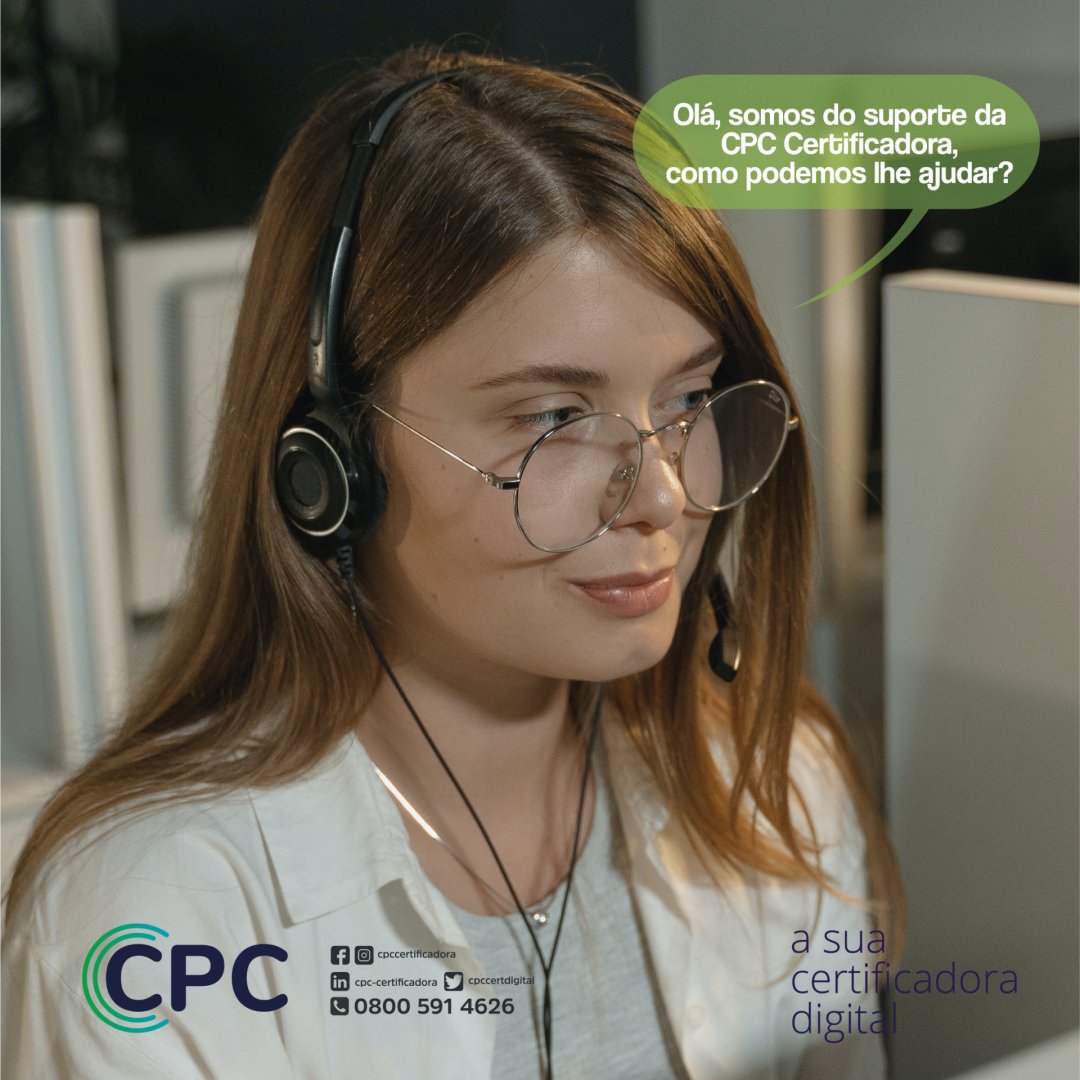 cpccertdigital's tweet photo. Olá, somos da CPC Certificadora e o nosso intuito é sempre lhe ajudar! 

Contar com um suporte humano via telefone e chat, não é todo mundo que tem. Na CPC, você conta com um suporte humano capacitado em certificação digital, tecnologia da informação e outros segmentos para https://t.co/iZ74CzOJ4v