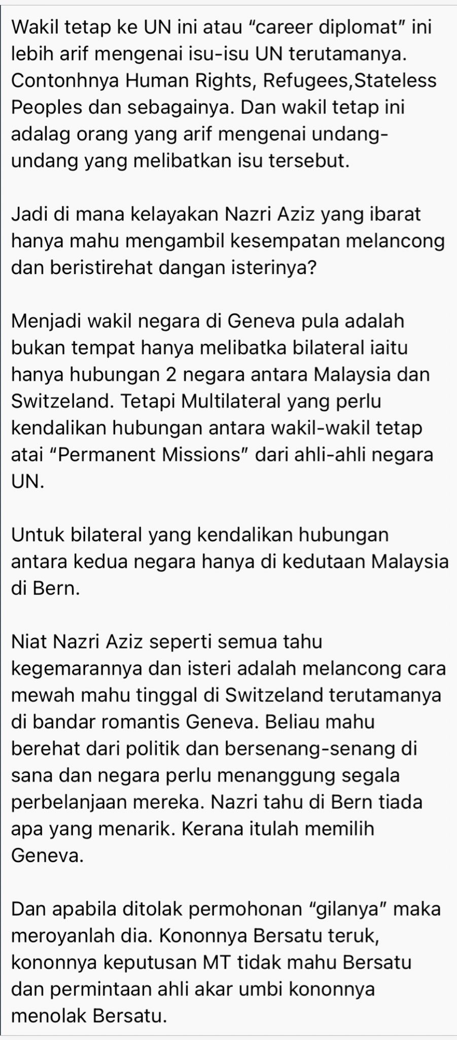 Politico On Twitter There S A Part 4 Haflin Nazri Aziz Is The Gift That Keeps On Giving