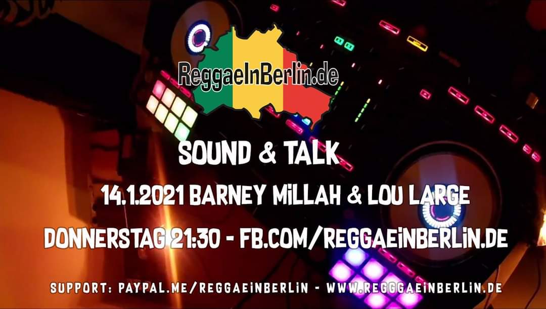 Morgen mit #Barneymillah und #LouLarge live on Facebook!