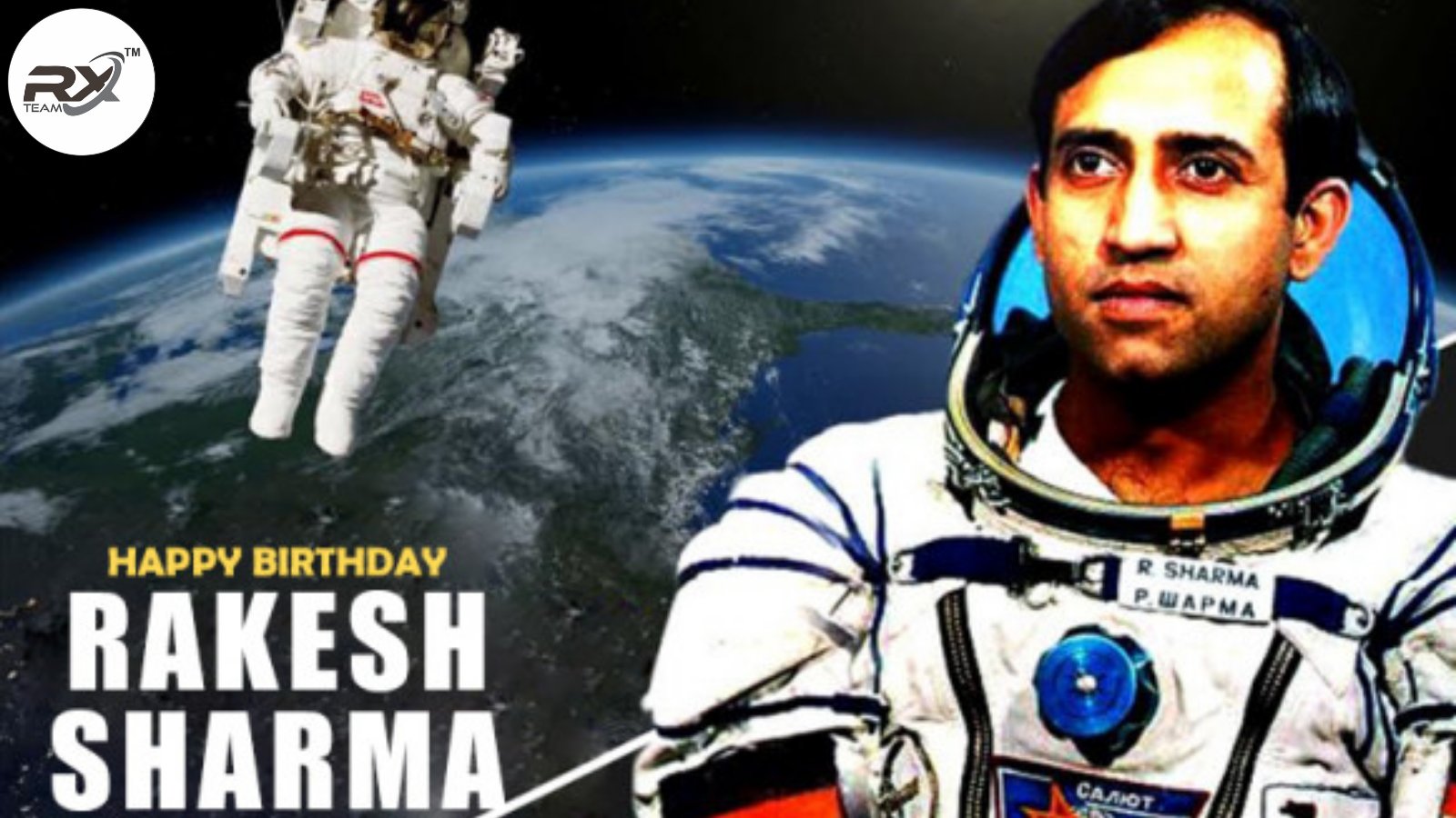 Happy birthday to our AIR FORCE PILOT Rakesh sharma 