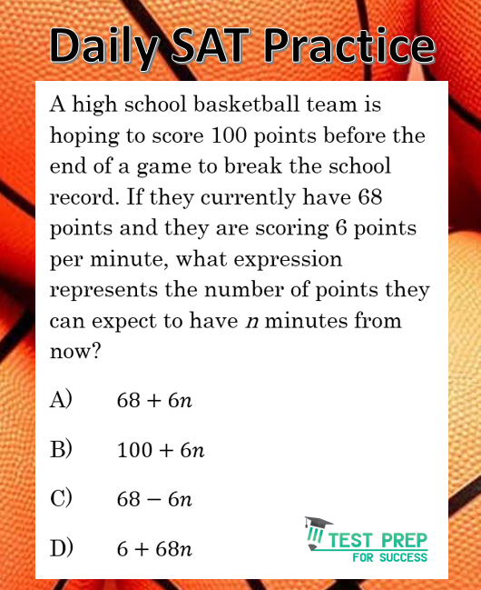 HRK2's tweet photo. Here's your #SAT practice question for the day. Comment with your answers, and I'll let you know how you did. #math #testprep https://t.co/vD06UGDcpL