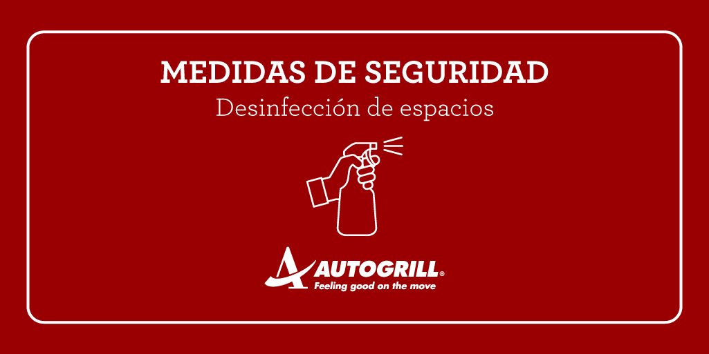 Mesas, sillas, barras… En nuestros locales todo está desinfectado y preparado para que disfrutes de una buena comida con nosotros 👍

#AutogrillTeAcompaña #FeelingGoodOnTheMove #HappyTravelers #Travel #Seguridad #Covid19