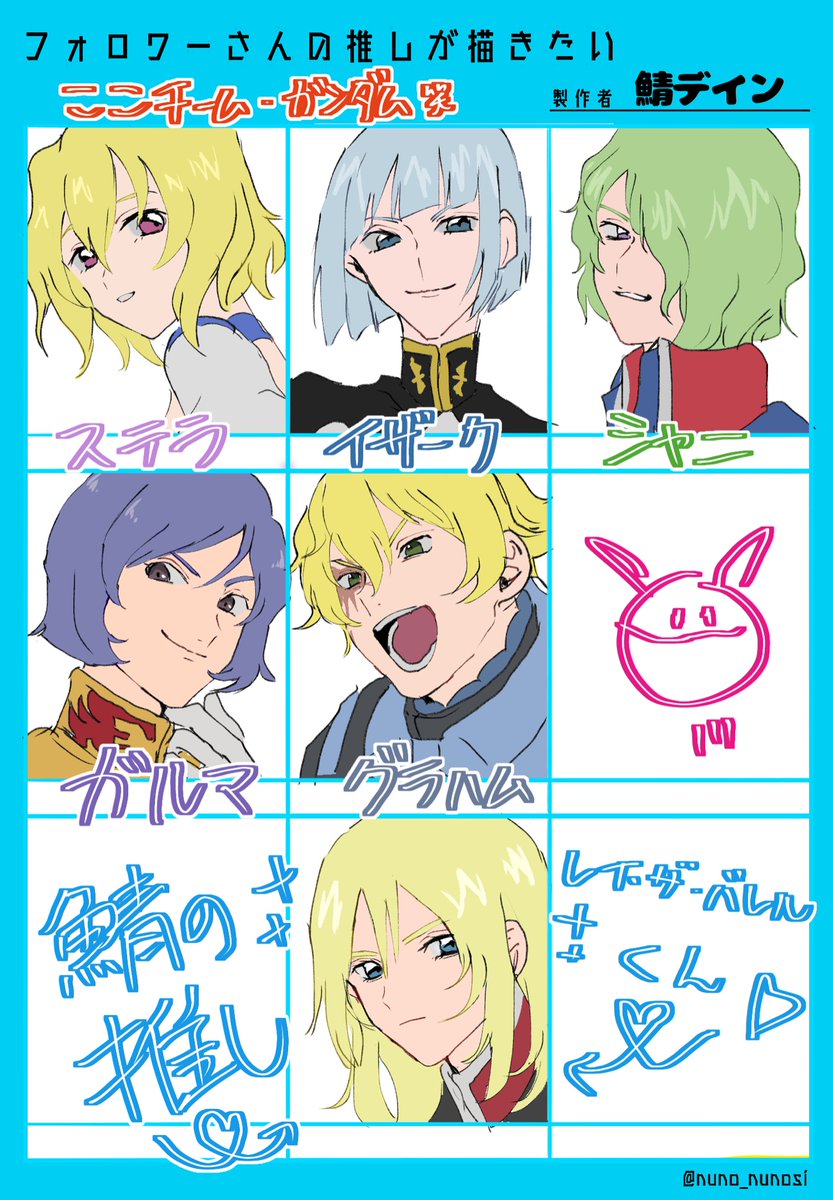 #フォロワーさんの推しが描きたい 
ありがとうございました! 