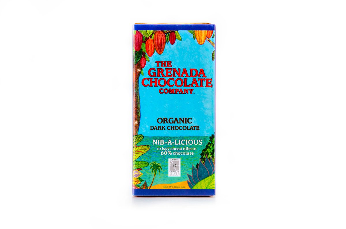 '...the exotic wrapper is completely out of step with the couture cartons of today’s chocolate bars.  The brilliant colours suggest the sights and sounds of the island, while the back of the wrapper declares it to be ‘handcrafted from tree to bar’. 
chocolatier.co.uk/grenada-chocol…