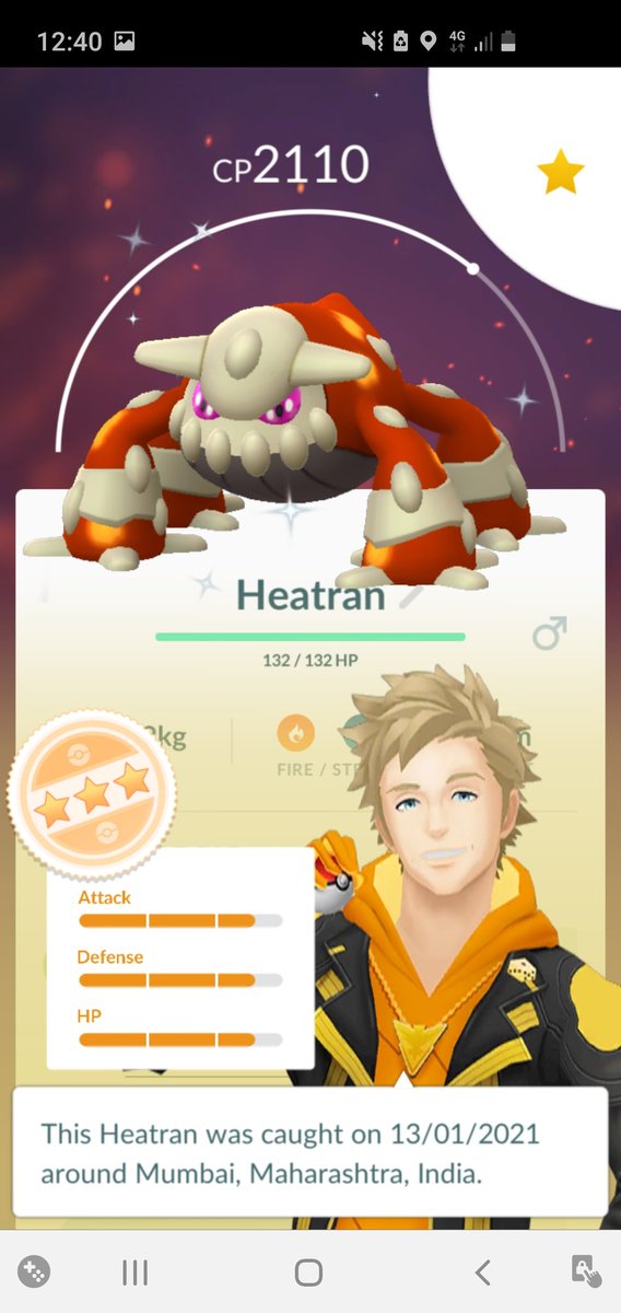 mparkerjones's tweet photo. Hell yeaaahhhhh 🥰🔥🔥🔥@PokemonGoApp #PokemonGO #PokemonGoRaids #heatranraid #heatran https://t.co/6F2hHfv84b
