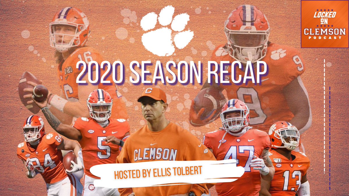 ClemsonLockedOn's tweet photo. 🏈2020 SEASON RECAP!

On this edition of @ClemsonLockedOn, we wrap up the season with some thoughts from host @EllisTolbert. Can the Tigers rebound from yet another post season disappointment? 🐅

Tune in here 👉🏾 https://t.co/AGI4YEMqAn

#clemsonfootball #ALLIN #rearviewmirror https://t.co/j8j66RoXPZ