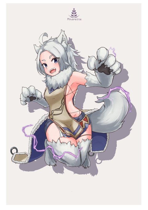 ウェアウルフちゃん一枚絵版!
#モンスター娘 