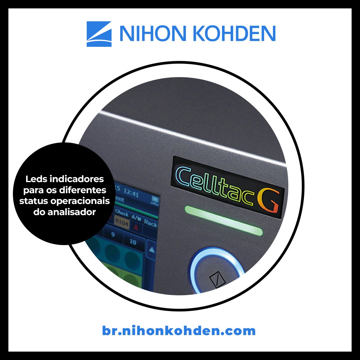 KohdenNihon's tweet photo. Opte pela melhor tecnologia para o seu laboratório!
Opte por equipamentos hematológicos Celltac da Nihon Kohden!

Quer conhecer mais soluções da Nihon Kohden Corporation? Acesse o link da BIO > https://t.co/JF9eyW98gd

#NKBR
#NihonKohdenBR 
#FightingDiseaseWithElectronics https://t.co/RfRvjBegU5