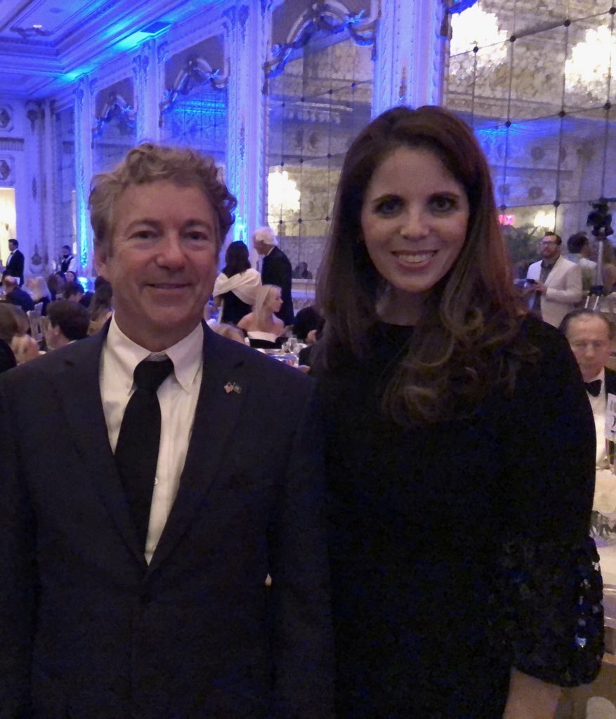 RoguePOTUSStaff's tweet photo. And here she is with @RandPaul. Senator, do you support impeachment conviction, or do you stand with terrorists like this? https://t.co/wOusdLNTFd
