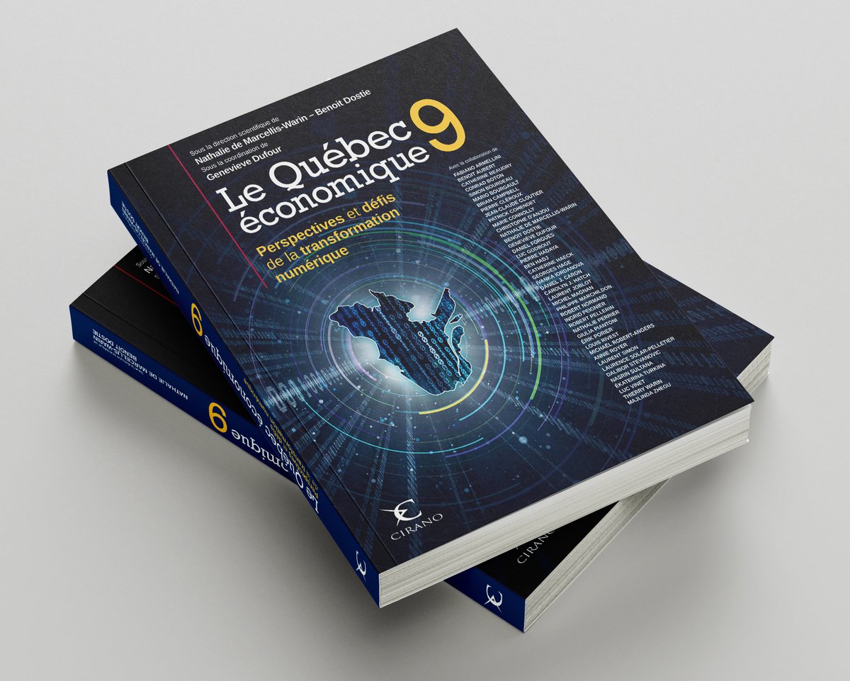 CIRANOMTL's tweet photo. Aujourd'hui paraît Le Québec économique 9 : Perspectives et défis de la transformation numérique, édition électronique gratuite regroupant les travaux de 44 chercheurs du CIRANO et d’autres institutions. #CIRANO @qceco #QcEco9 @n_demarcellis @benoitdos
→ https://t.co/0ZixrVeFQh https://t.co/xXhBvpjJjv