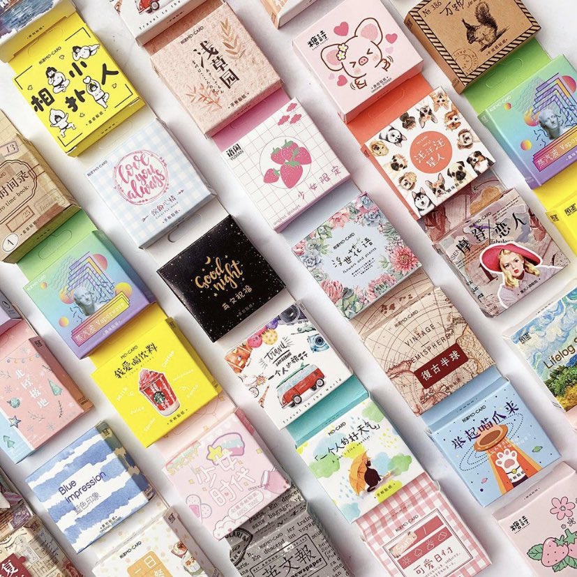 hazealnaut's tweet photo. Rekomendasi toko Sticker di Shopee! 
Cocok buat journaling atau ngehias benda kalian biar makin cute 🕊
#shopeehaul

— a thread https://t.co/FcjFFA7E80