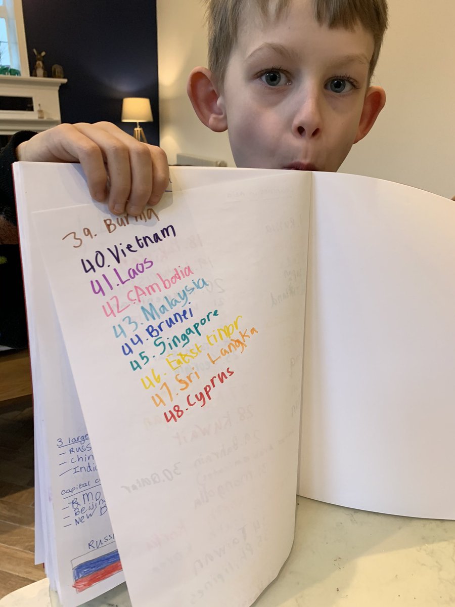 Peter is loving learning about Asia today!  We now know the names of all 48 countries! <a href="/DovedaleY3/">Year 3</a> <a href="/DovedalePrimary/">Dovedale Primary Sch</a>
