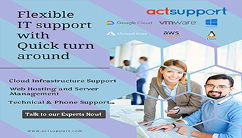 actsupport's tweet photo. Looking for Flexible IT Support with quick turn-around?
Talk to us now: https://t.co/H4xzHpCAs7
#actsupport #OutsourcedWebHostingSupport #Technicalsupport #Serversupport #datacentersupport #cloudsupport #servermanagement https://t.co/AeDH1qRWLM