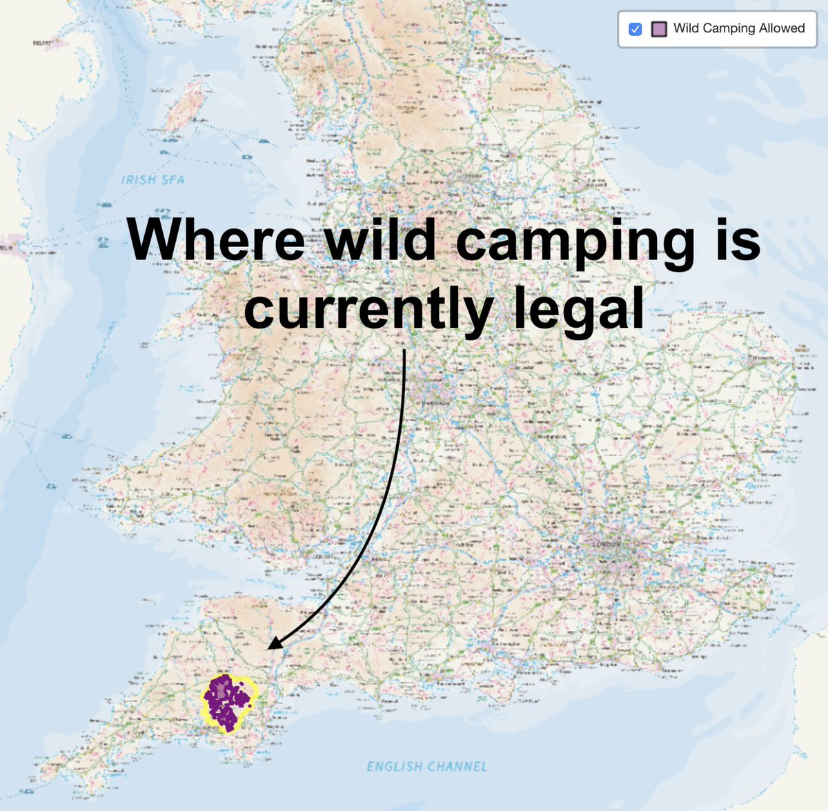 (4/8) If this recommendation from the Glover Review were taken up by the Govt, it could mean wild camping becoming legal in other National Parks (not just Dartmoor at present), and greater access for kayakers, horse riders etc. But just in NPs, not the wider countryside.