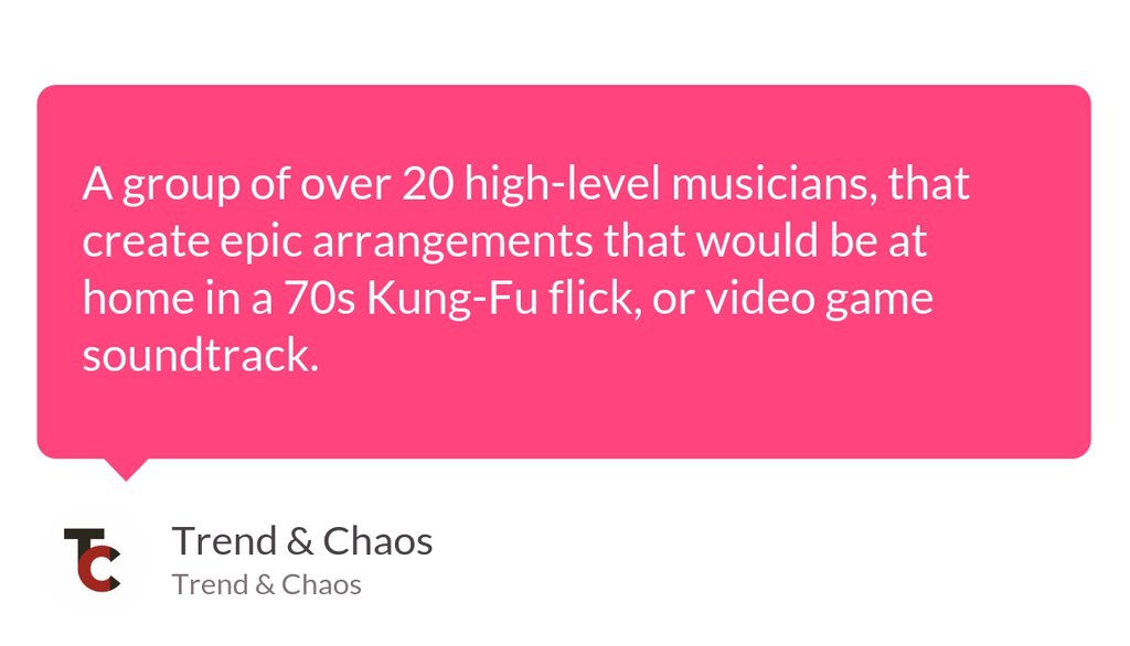 Interview: Chinese Jazz Funk Band – The Spice Cabinet: lttr.ai/boHU

<a href="/cabinet_spice/">The Spice Cabinet</a>

 #70SKungFuFlick #Newmusicalert #Nowplaying