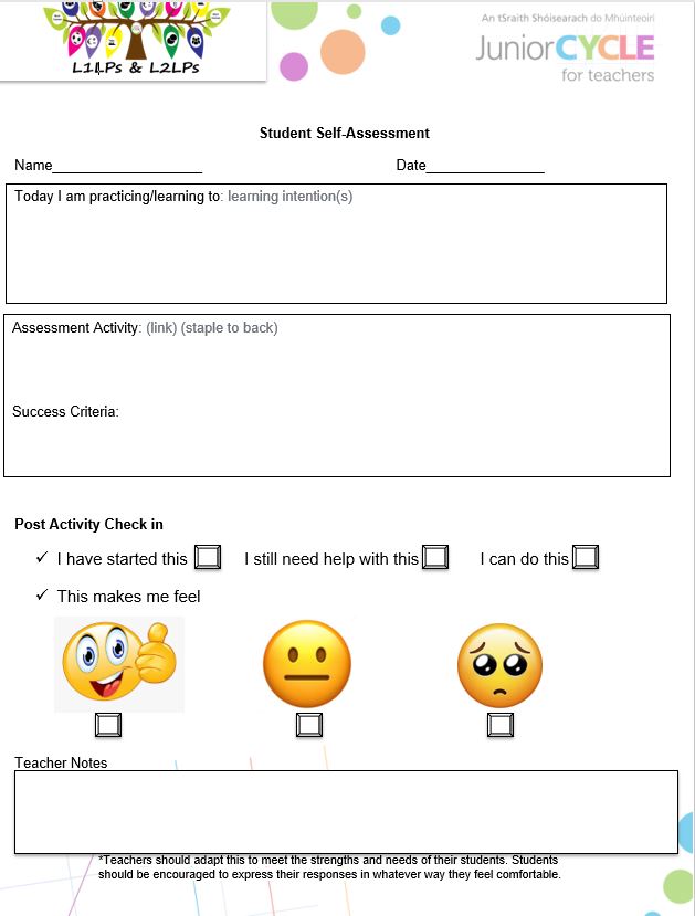 JCTL1LPs_L2LPs's tweet photo. Student voice can be hard to engage with online. These student reflection forms can be used for personal reflection or to gather feedback. The editable versions are available on our website. https://t.co/UEhzSz97pU @JCforTeachers #L1LPs #L2LPs https://t.co/7vK4YTsm24