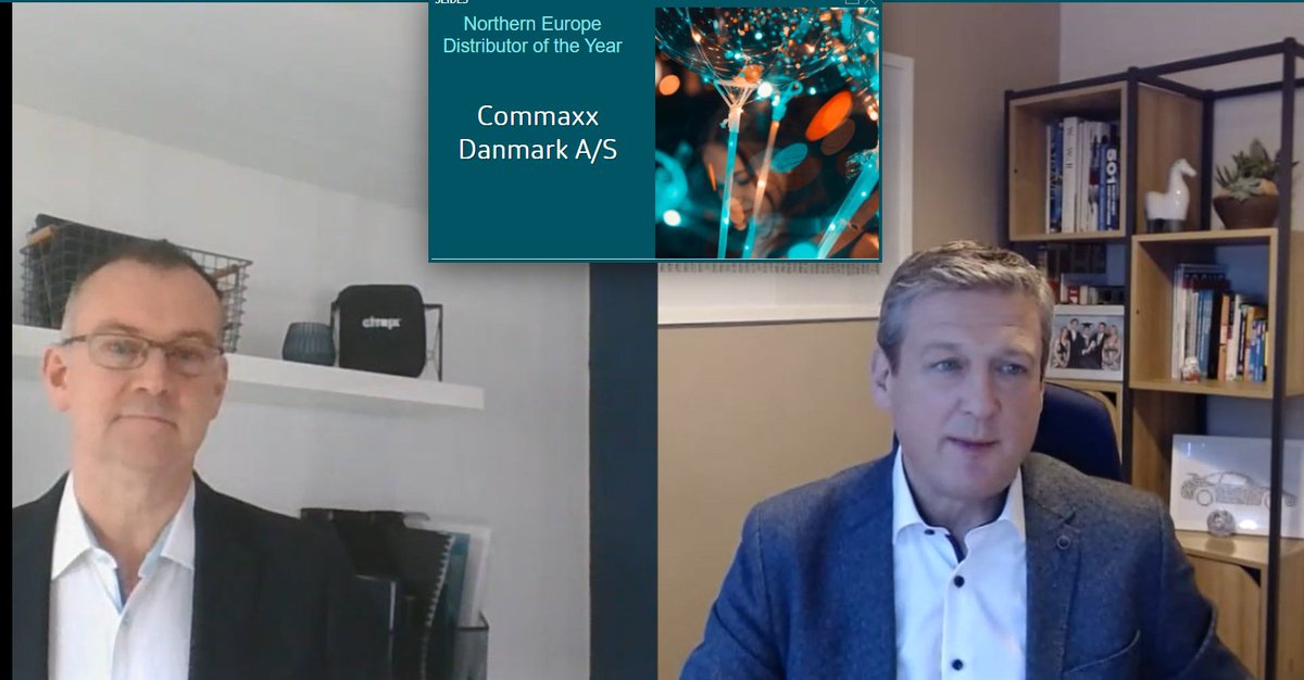 Citrix Disti of the year in Notheren Europe - Who would have thought that little Commaxx Denmark could win such a valuable prize ?? Thx Citrix #Citrix #Distioftheyear