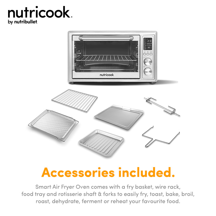 nutricook smart air fryer oven by nutribullet