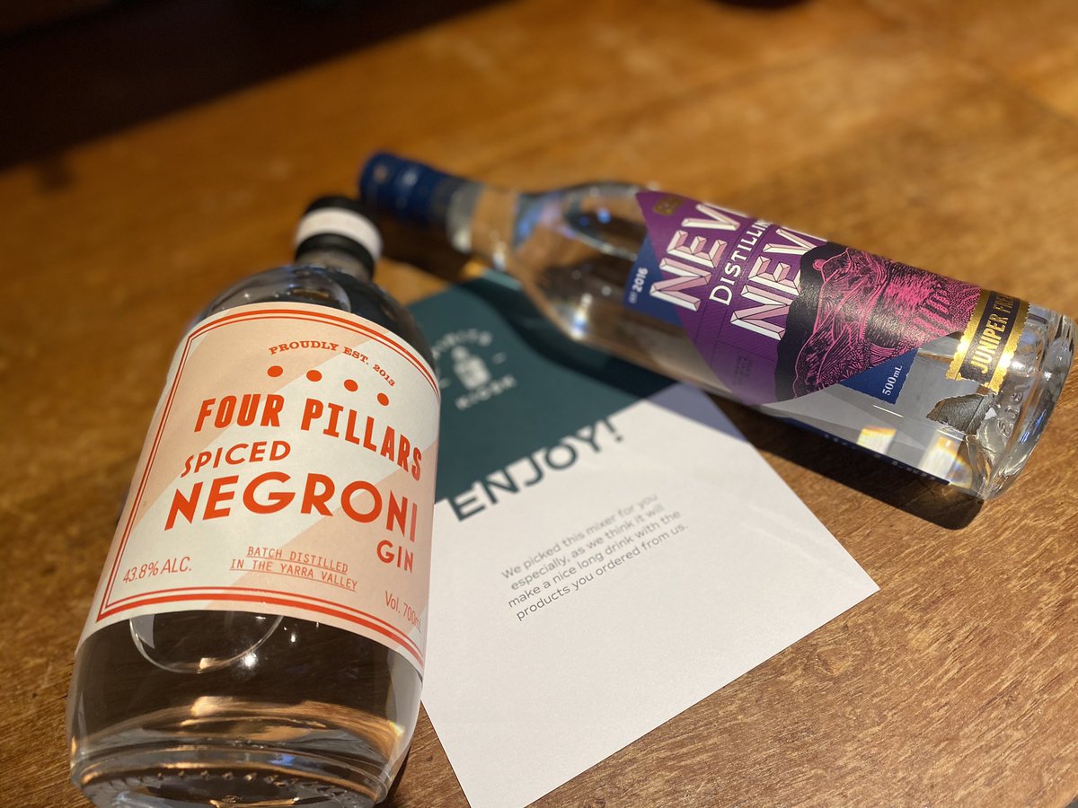As a gin drinker I’m always excite when I get to try new gins or revisit older gins. Loved <a href="/FourPillarsGin/">Four Pillars</a> since I tried their Rare Dry Gin when I visited Oz in 2014, and heard good things about <a href="/neverneverdc/">Never Never DC</a> Juniper Freak. Thanks <a href="/SpiritsKiosk/">Spirits Kiosk</a>
