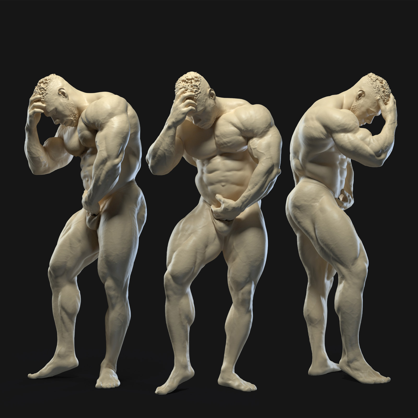 Bodybuilding - Anatomy Practice 5 — Weasyl