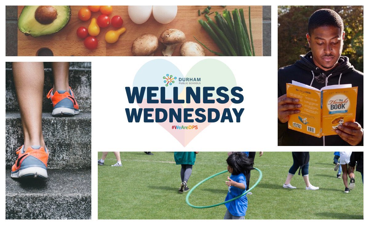 DurhamPublicSch's tweet photo. #GoodMorningDPS | Today is Wellness Wednesday. Today's theme is “Healthy Decisions.” Looking for ways to observe the day? Click the link below for more information. | #WeAreDPS #DPSWellnessWednesday #Durham | READ MORE: https://t.co/QzyaeSrM0B https://t.co/nZDR7RWQQt