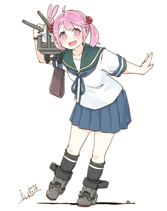 漣『ほいさっさー!』
#艦これ #漣 