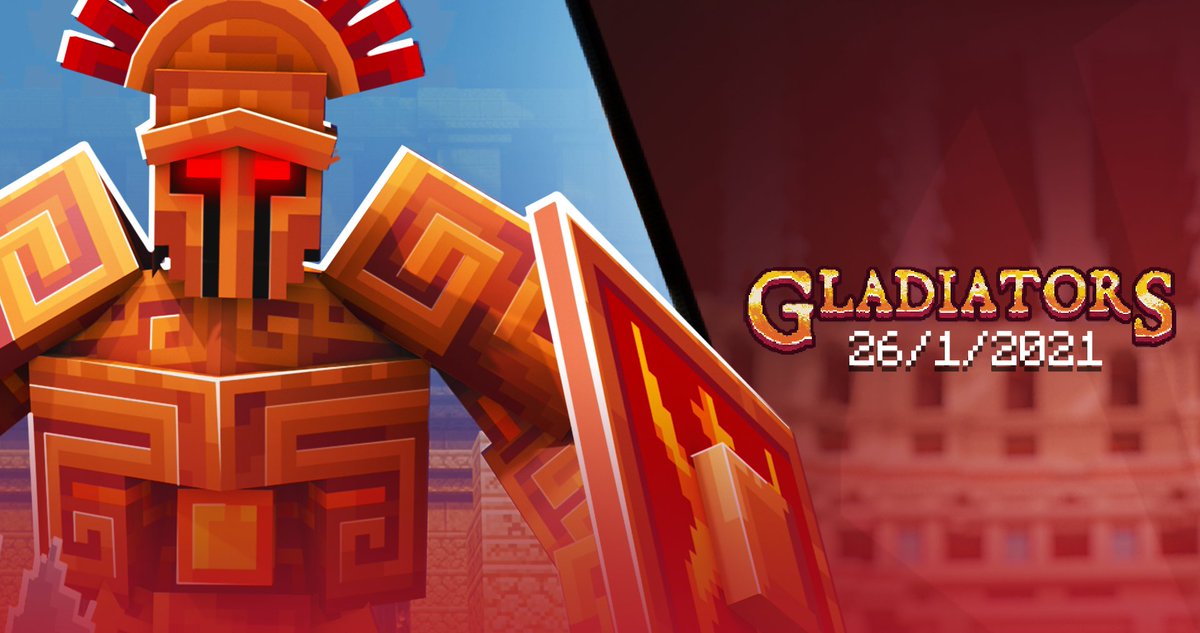 ShapescapeCo's tweet image. Get ready to fight some brutal battles! 

Gladiators ⚔️

Coming to the Minecraft Marketplace on January 26th!

#ShapingExperiences