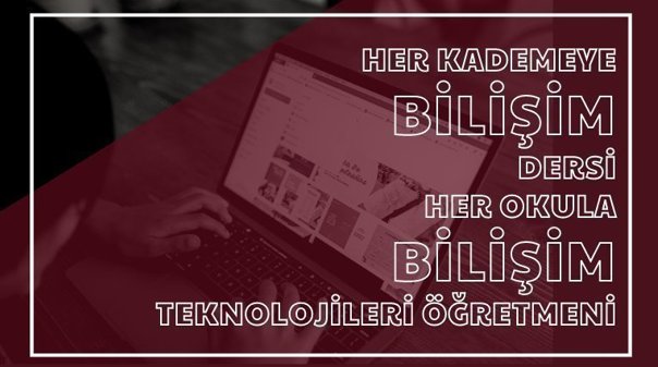 btoplatformu's tweet photo. DijitalGüvenlik Bilişimle

Çok geç olmadan bilişim öğretmenlerinin önünü açacak norm kararının uygulanmasını ve bir an evvel atama öncesi kamuoyuna açıklanmasını talep ediyoruz.

BTR normu ile "Her Okula Bilişim Öğretmeni Atansın" 
@omerinan06 @safran1958 @bdonmez44  @cemgencoglu https://t.co/SmOzPGqY7c