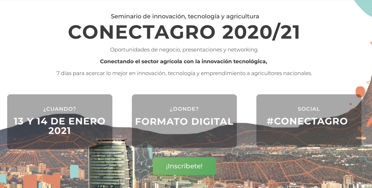 FraunhoferChile's tweet photo. #CONECTAGRO: Desde las 11:00, Marnix Doorn, de Fraunhofer Chile, participará en el Panel: Desafíos para el desarrollo de un ecosistema #agritech en Chile, junto a Edmundo Casas (CEO Kahuel) y Graciela Urrutia, Gerenta Transforma Alimentos
📌 Inscripciones https://t.co/U3M3wOc9sV https://t.co/qri6T1wklC