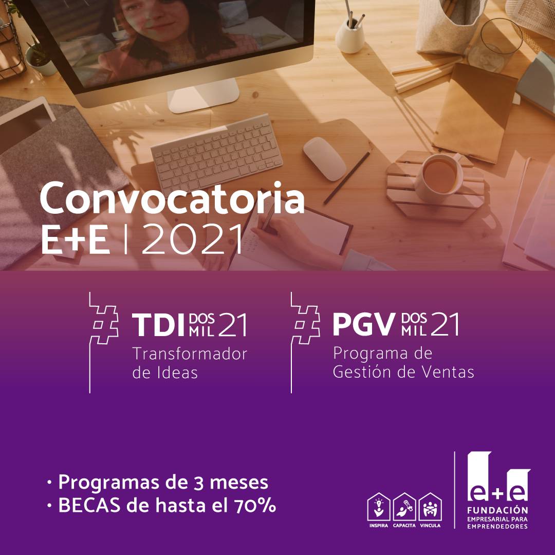La #ConvocatoriaEmasE sigue abierta! Aconocé y aplicá a nuestros programas de formación con becas de hasta el 70%
🤝Programa de Gestión de Ventas (PGV)
💡Transformador De Ideas (TDI)
Ingresá en fundacionemase.org para más info