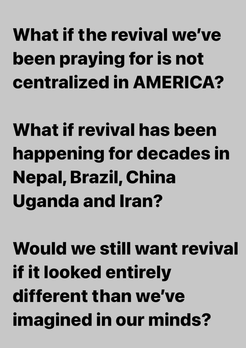 Clayton_king's tweet image. What if revival has already started?