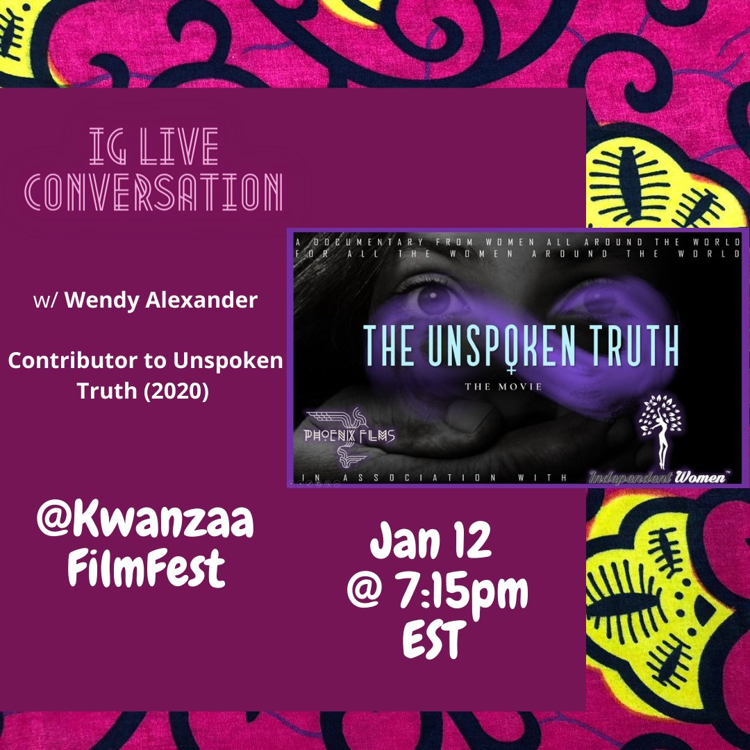Kwanzaa Film Festival (kwanzaafilmfest) / Twitter