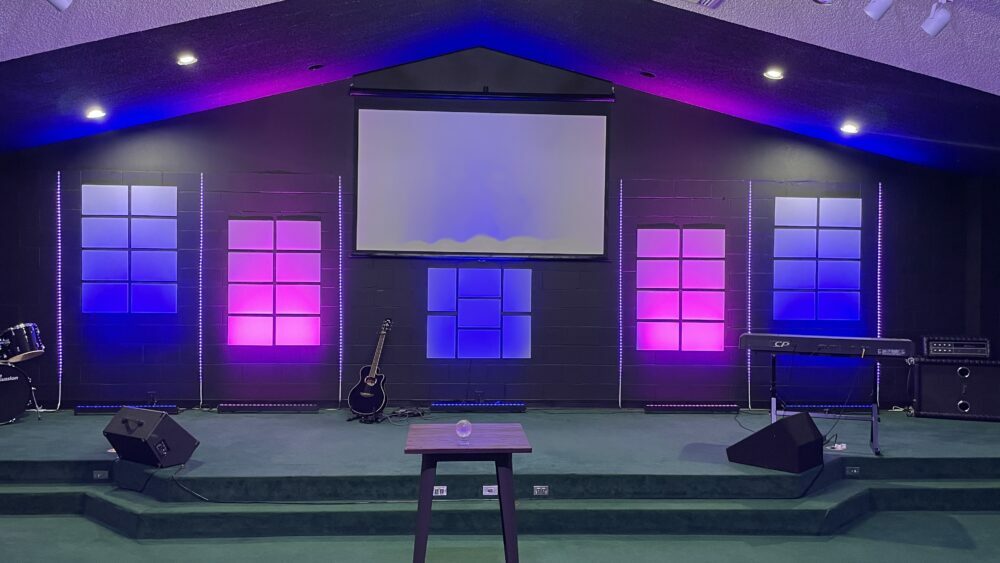 church stage lighting ideas