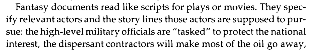 Clarke makes a clear connection to narrative here. I would argue that while these are like movie scripts, they would make terrible movies, because the characters don't act like real people. OTOH, in most Hollywood movies the characters don't act like real people so